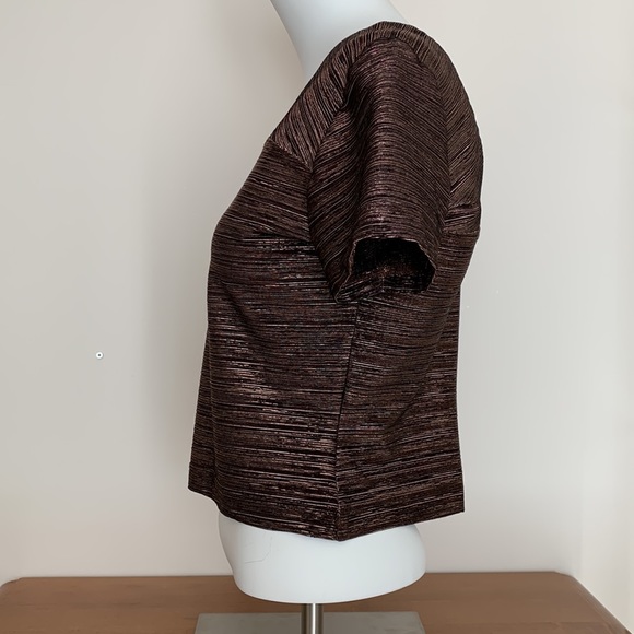 Vintage shiny cropped top - Picture 3 of 6